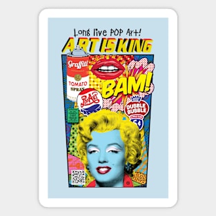 Long Live POP Art Magnet